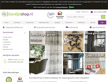 Tablet Screenshot of gordijnshop.nl
